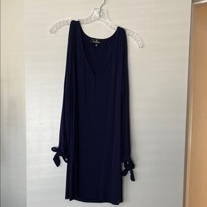 Lulu's Navy Long Sleeve Dress